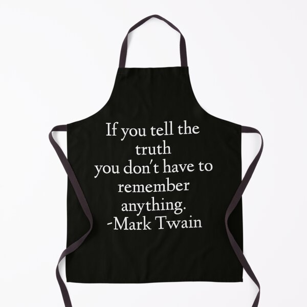 Item preview, Mark Twain Quote - If You Tell The Truth designed and sold by StoaMart.