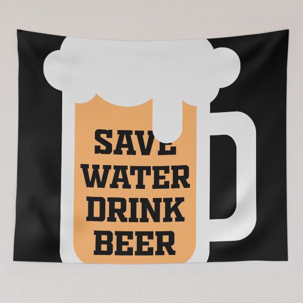 Item preview, SAVE WATER DRINK BEER designed and sold by Con Inspo.
