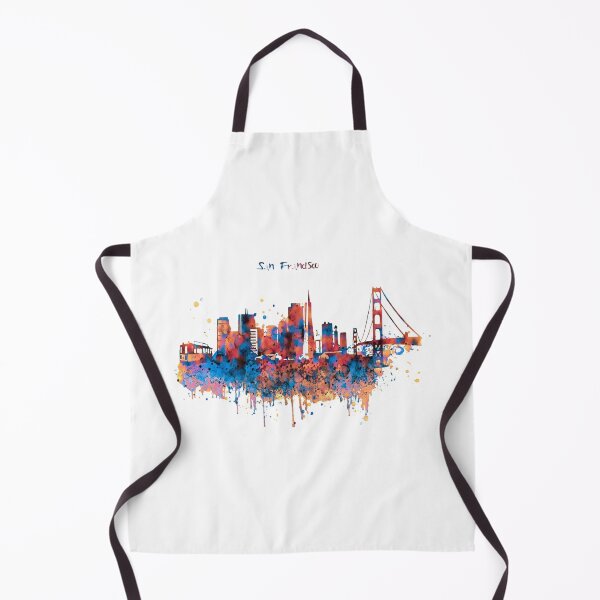 Item preview, San Francisco watercolor skyline designed and sold by caracatita75.