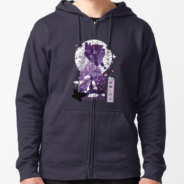 Shinobu Kocho Negative Space Zipped Hoodie