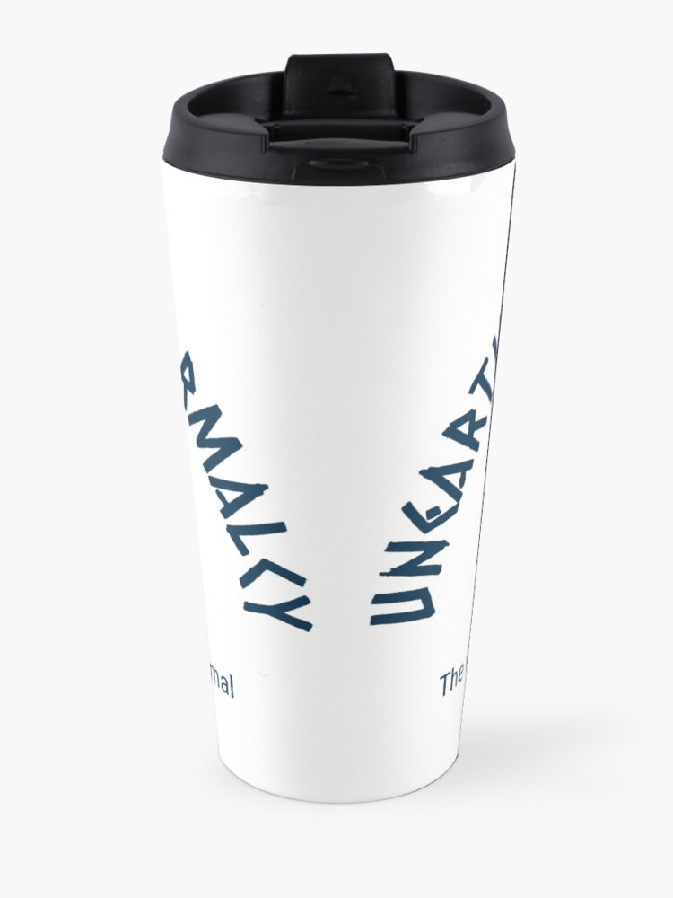 Alternate view of Podcast Merchandise for Unearthing Paranormalcy Travel Coffee Mug