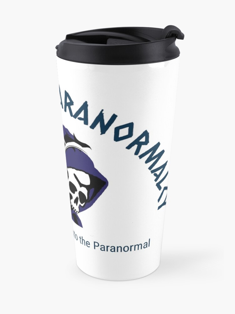 Alternate view of Podcast Merchandise for Unearthing Paranormalcy Travel Coffee Mug