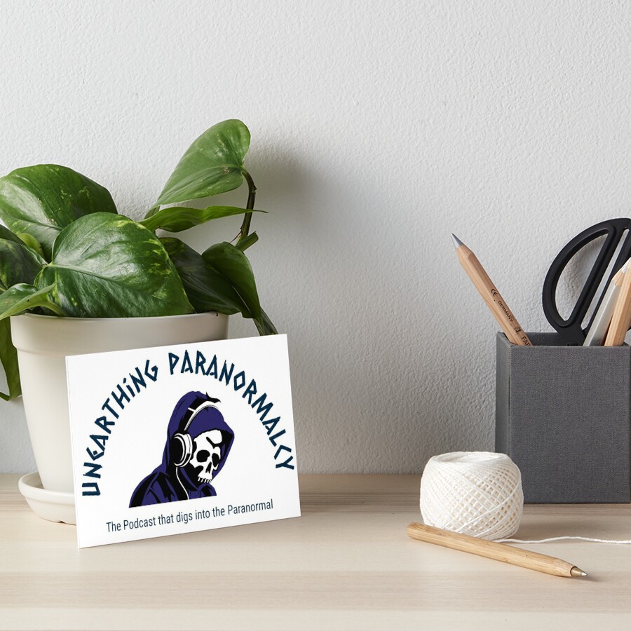 Podcast Merchandise for Unearthing Paranormalcy Art Board Print