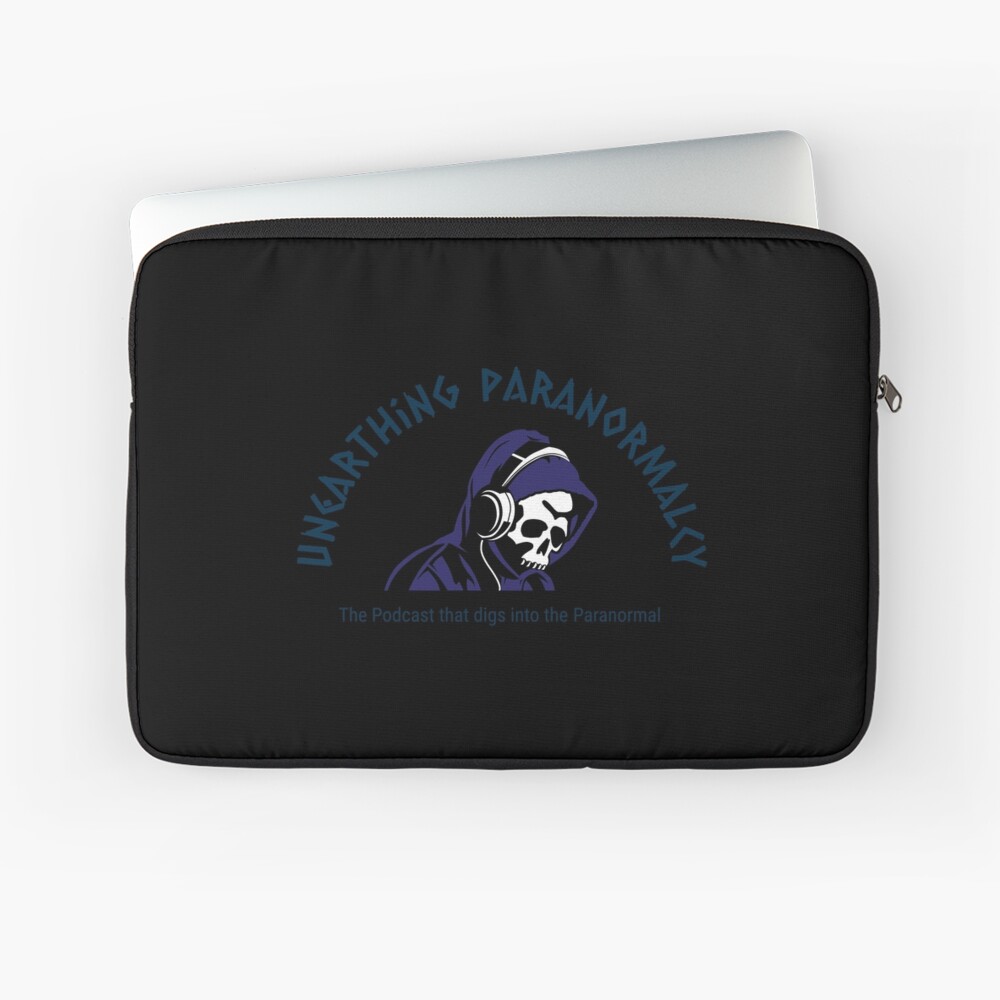 Podcast Merchandise for Unearthing Paranormalcy Laptop Sleeve
