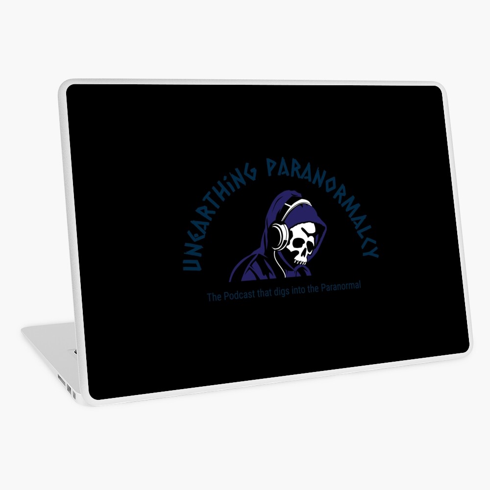 Podcast Merchandise for Unearthing Paranormalcy Laptop Skin