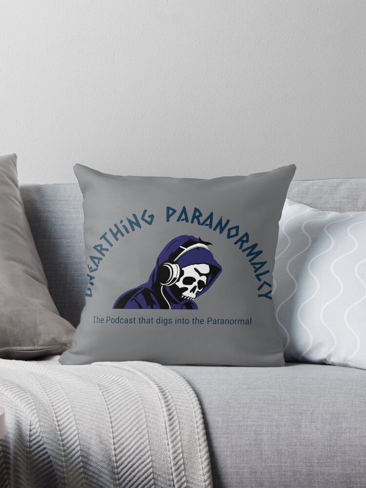 Thumbnail 1 of 4, Pillow, Podcast Merchandise for Unearthing Paranormalcy designed and sold by unpnormalcy.