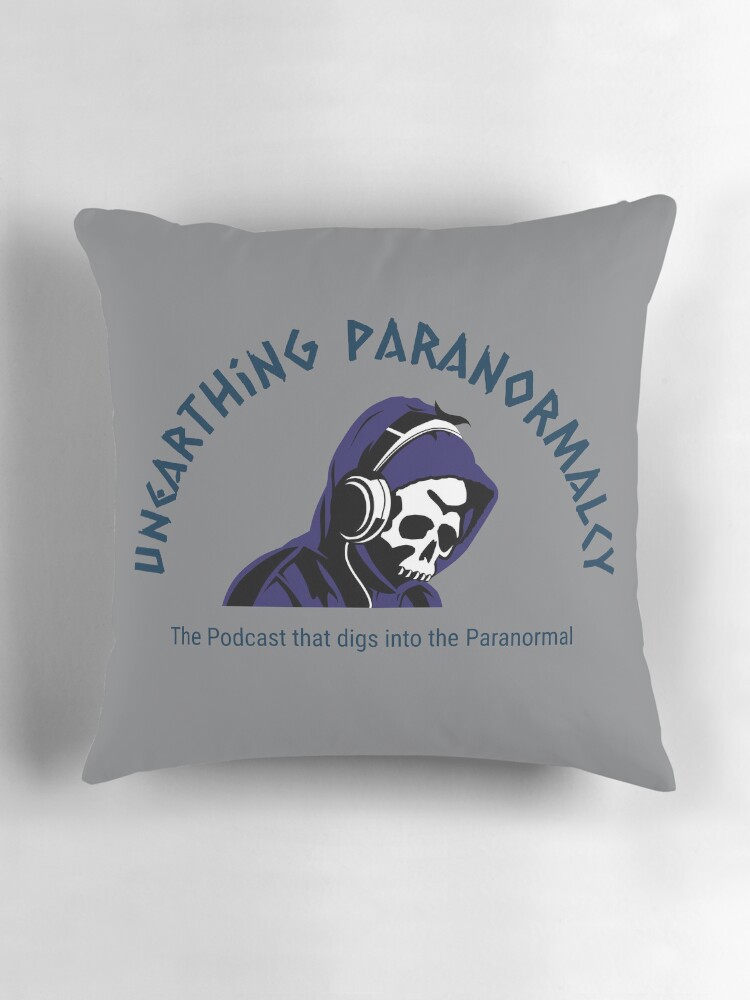 Thumbnail 3 of 4, Pillow, Podcast Merchandise for Unearthing Paranormalcy designed and sold by unpnormalcy.