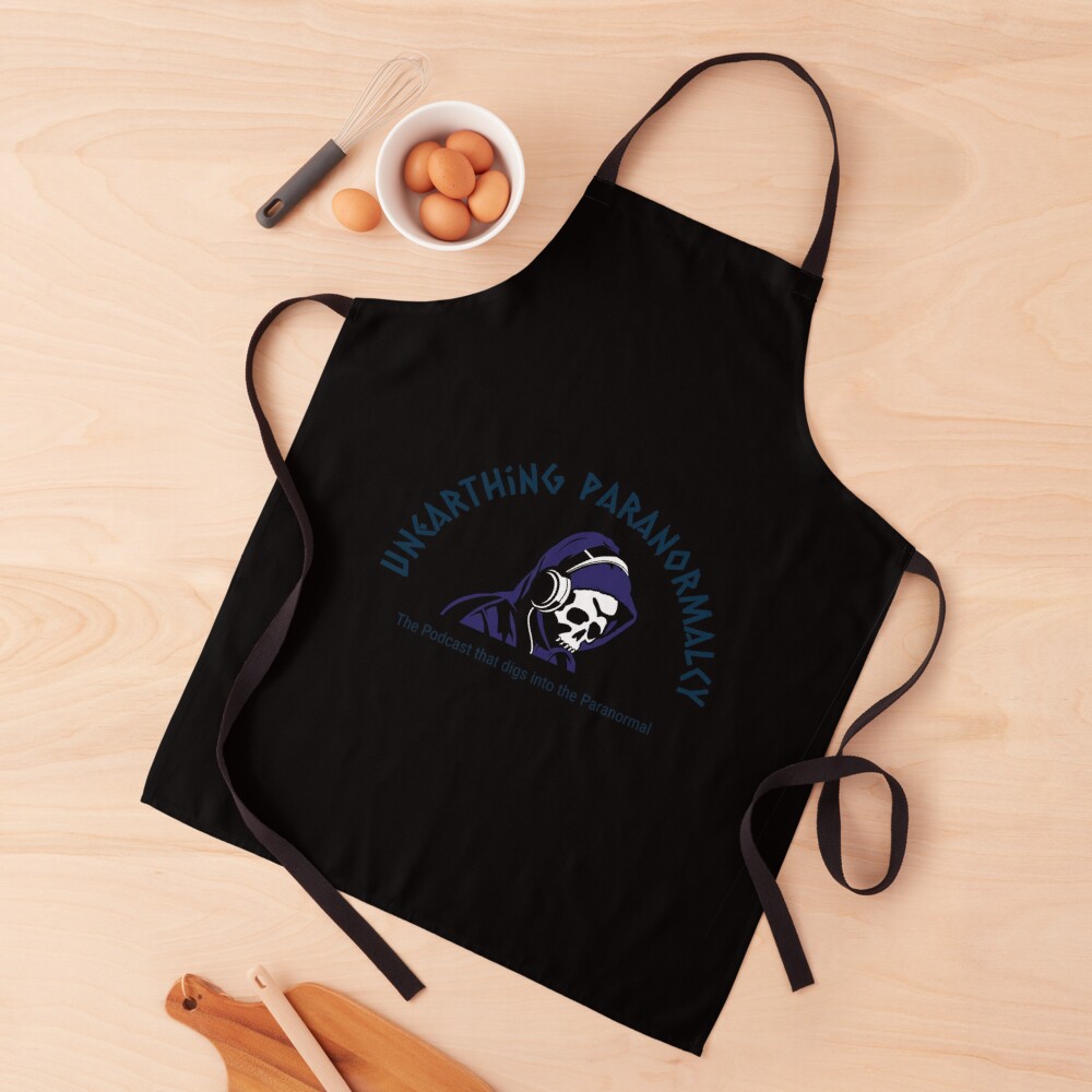 Podcast Merchandise for Unearthing Paranormalcy Apron