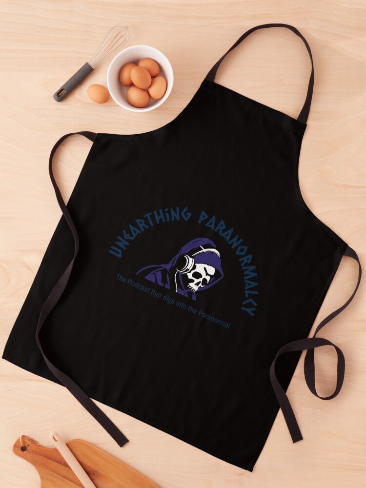 Thumbnail 1 of 6, Apron, Podcast Merchandise for Unearthing Paranormalcy designed and sold by unpnormalcy.