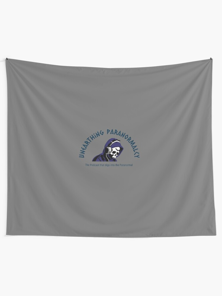 Alternate view of Podcast Merchandise for Unearthing Paranormalcy Tapestry