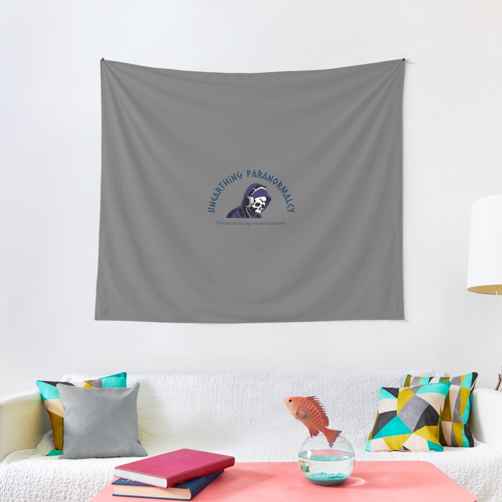 Podcast Merchandise for Unearthing Paranormalcy Tapestry