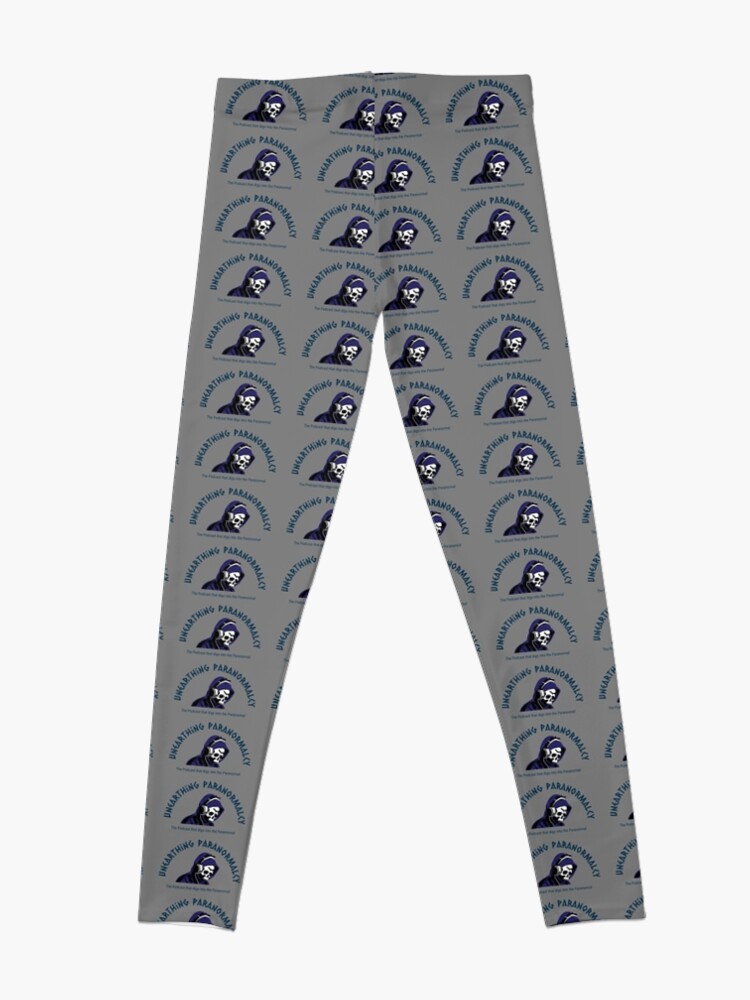 Alternate view of Podcast Merchandise for Unearthing Paranormalcy Leggings