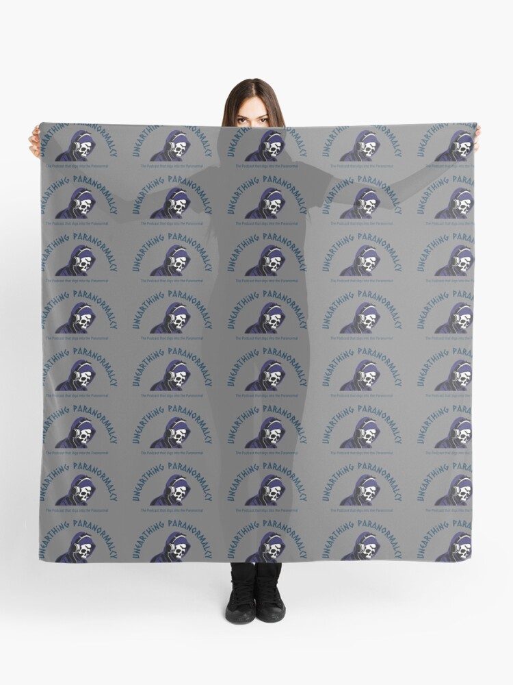 Scarf, Podcast Merchandise for Unearthing Paranormalcy designed and sold by unpnormalcy