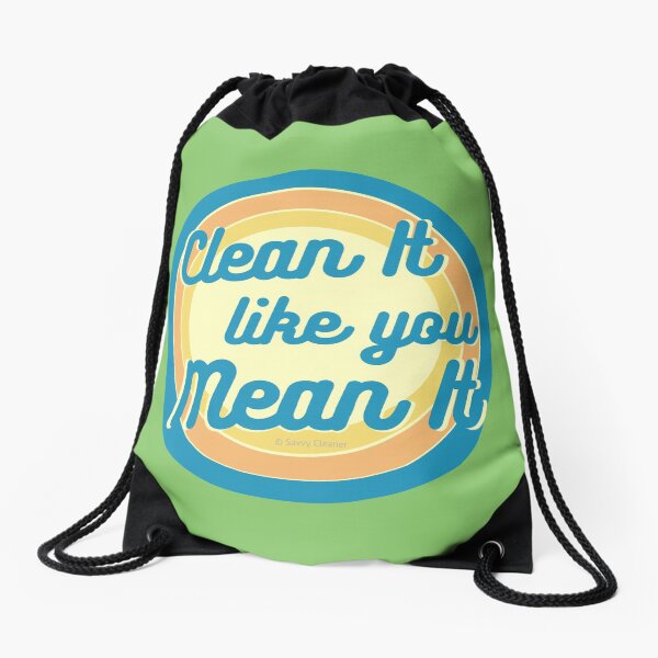 Item preview, Clean It Like You Mean It, Vintage, Retro, Cleaning Humor designed and sold by SavvyCleaner.