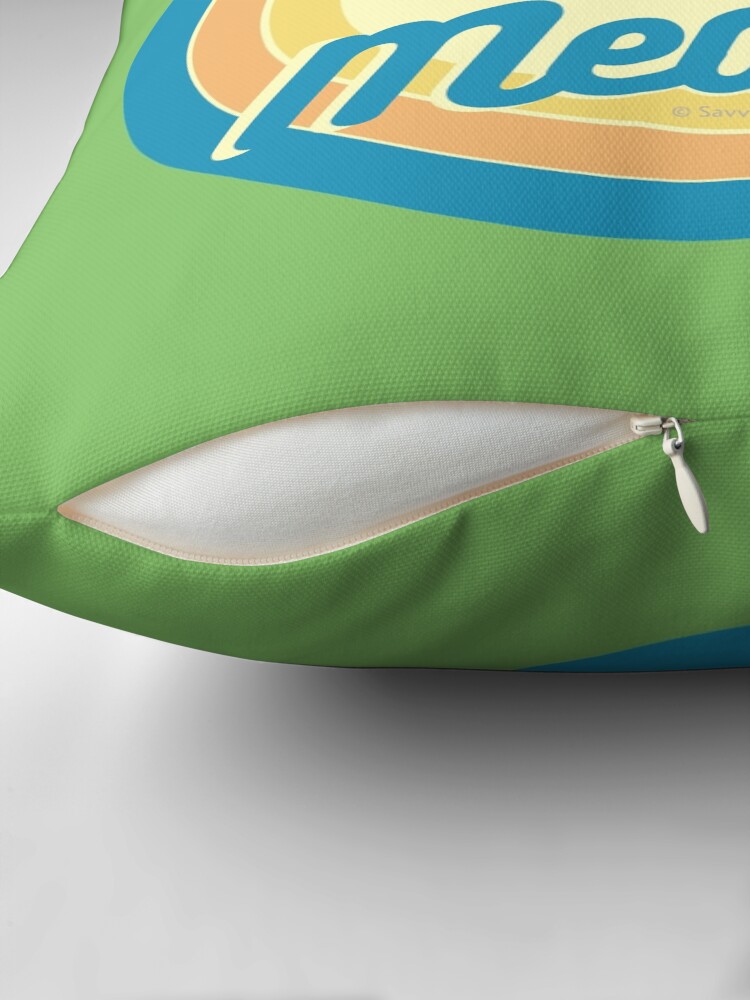 Thumbnail 2 of 4, Pillow, Clean It Like You Mean It, Vintage, Retro, Cleaning Humor designed and sold by SavvyCleaner.