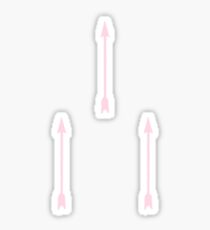 Pegatina Rose quartz Arrows