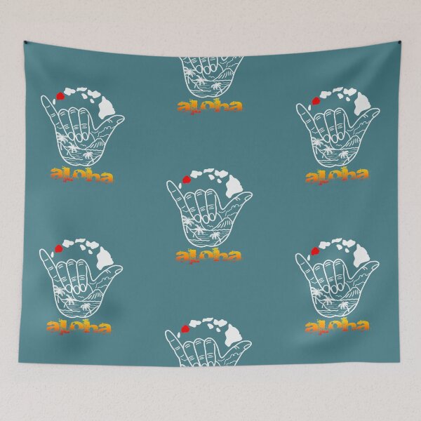 Item preview, Kauai love Shaka sticker designed and sold by Aloha-Life-808.