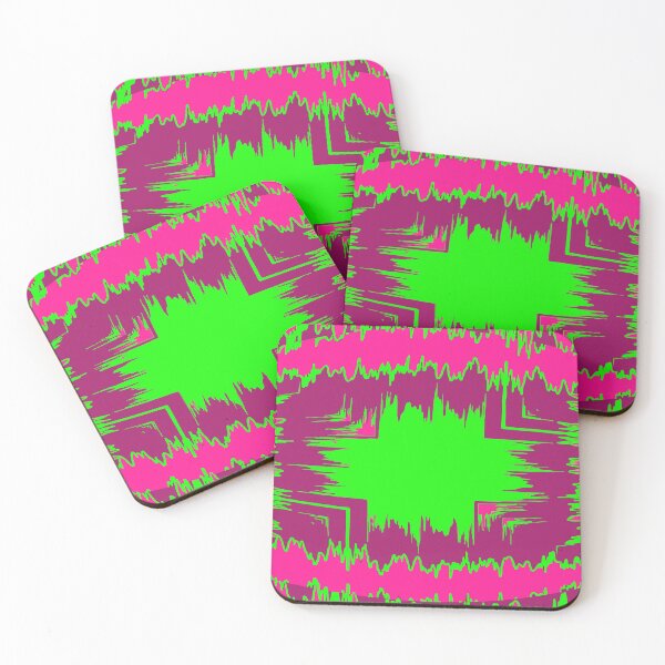 Item preview, Green Pink Abstract Design. designed and sold by SourDot.