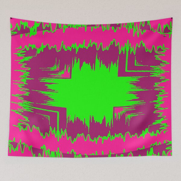 Item preview, Green Pink Abstract Design. designed and sold by SourDot.