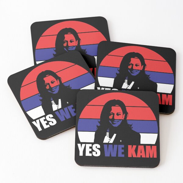 Item preview, Yes We Kam Retro Sunset - Kamala Harris designed and sold by RandomStuffShop.