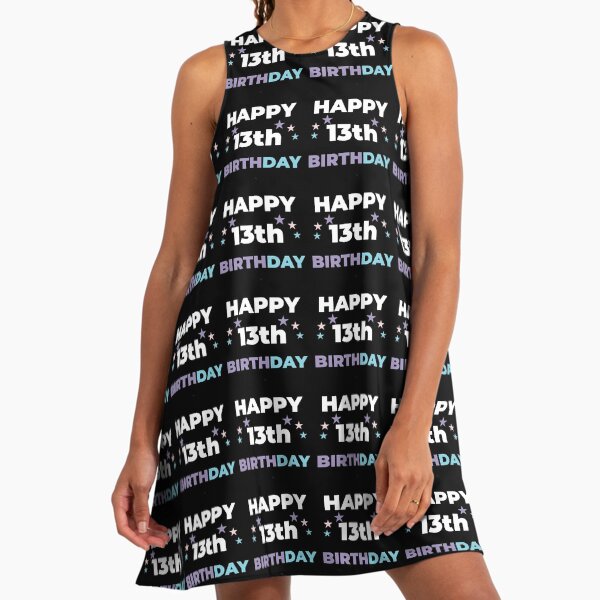 Happy 13th Birthday Dresses for Sale | Redbubble Happy 13th Birthday Dresses for Sale | Redbubble