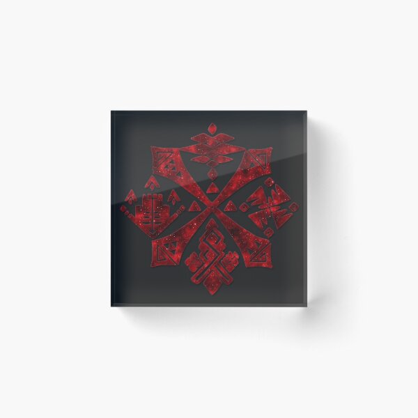 Monster Hunter - Hunter's Guild Emblem (Galaxy Design) Acrylic Block