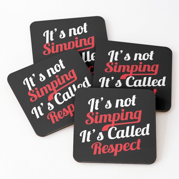 Item preview, Respect Simping SIMP Meme product designed and sold by jakehughes2015.