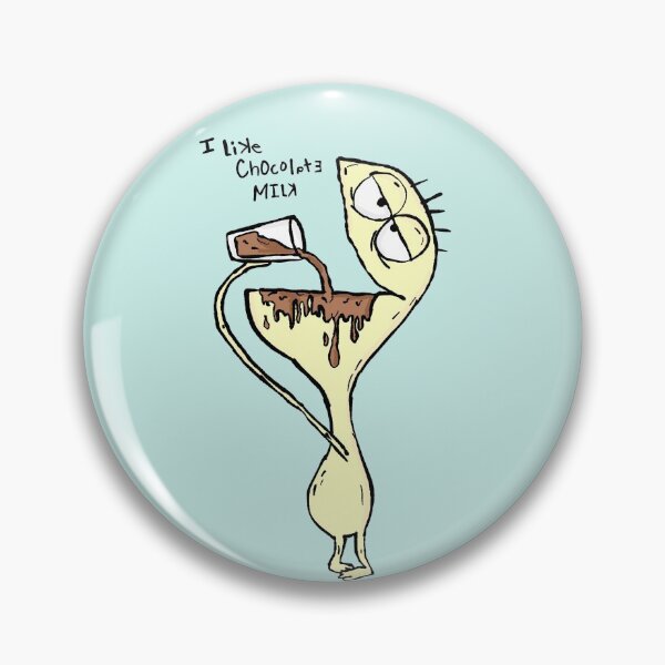 Item preview, Cheese with Chocolate Milk "I LiKe ChOcOlAtE mILk" | Foster's Home for Imaginary Friends designed and sold by RoserinArt.