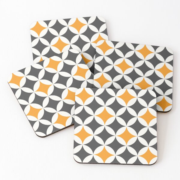 Item preview, Mid-Century Retro Fall Halloween Pattern designed and sold by Katharine Andrew.
