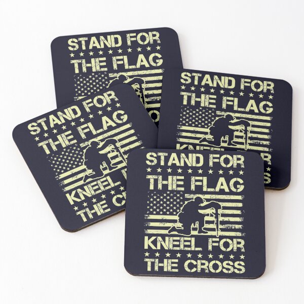 Item preview, Stand for the Flag Kneel for the Cross Veteran designed and sold by mmos.