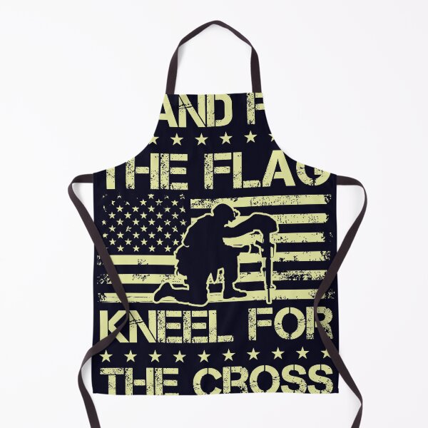 Item preview, Stand for the Flag Kneel for the Cross Veteran designed and sold by mmos.