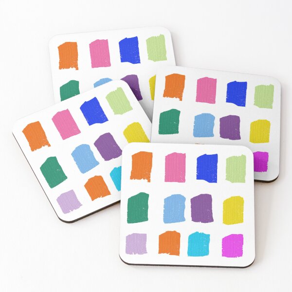 Item preview, Multicolored Arty 2 pattern designed and sold by voicivoila.