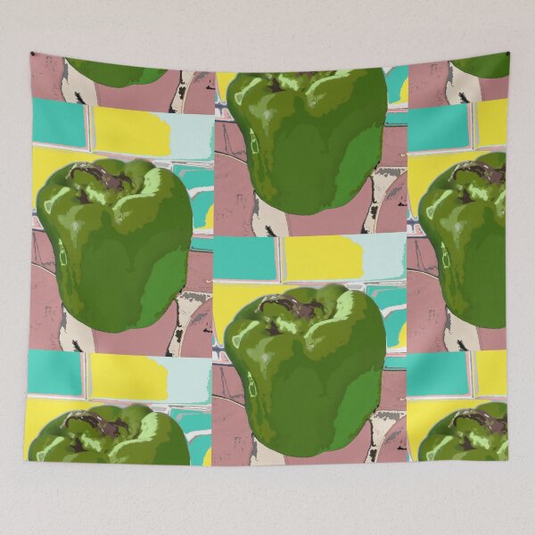 Item preview, Pop Art Pepper  - Teal/Yellow designed and sold by gallantgiraffe.