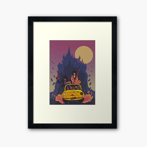 Castle Of Cagliostro Framed Art Print