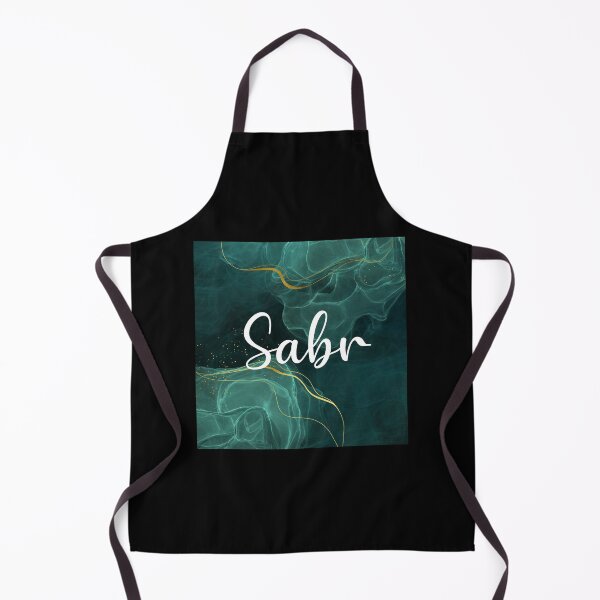 Item preview, Sabr - Patience - Islamic saying (Gold Foil Effect) designed and sold by MiniMoonandStar.