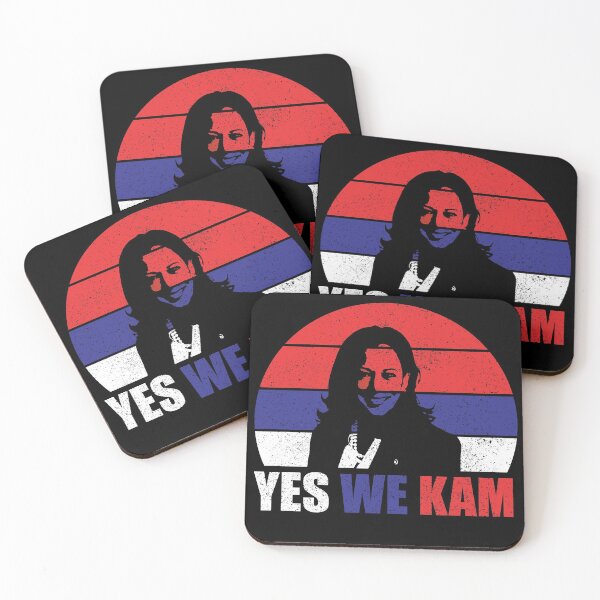 Item preview, Yes We Kam Distressed Retro Sunset - Kamala Harris designed and sold by RandomStuffShop.