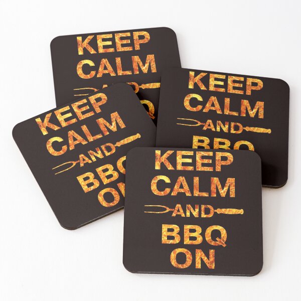 Item preview, Keep Calm and BBQ on designed and sold by OnlyGoodVibesZ.