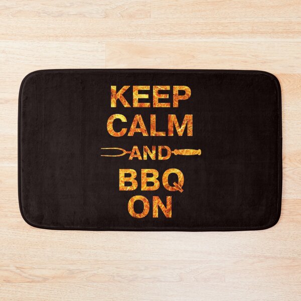 Item preview, Keep Calm and BBQ on designed and sold by OnlyGoodVibesZ.