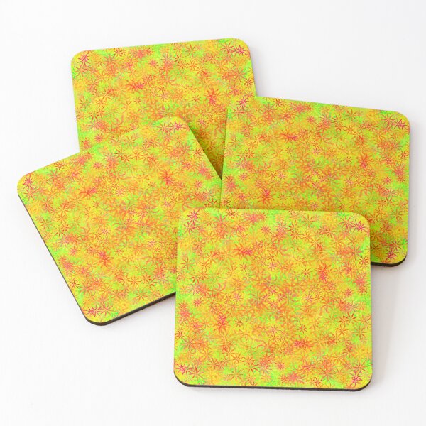 Item preview, Colourful Flower Rad Vibes Pattern  designed and sold by Niftjie.