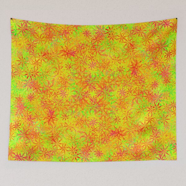 Item preview, Colourful Flower Rad Vibes Pattern  designed and sold by Niftjie.