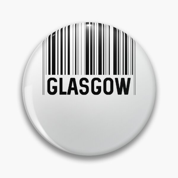 Item preview, Glasgow Bar Code Design (Black) designed and sold by MacPean.
