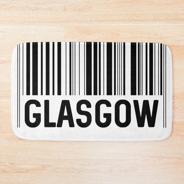 Item preview, Glasgow Bar Code Design (Black) designed and sold by MacPean.