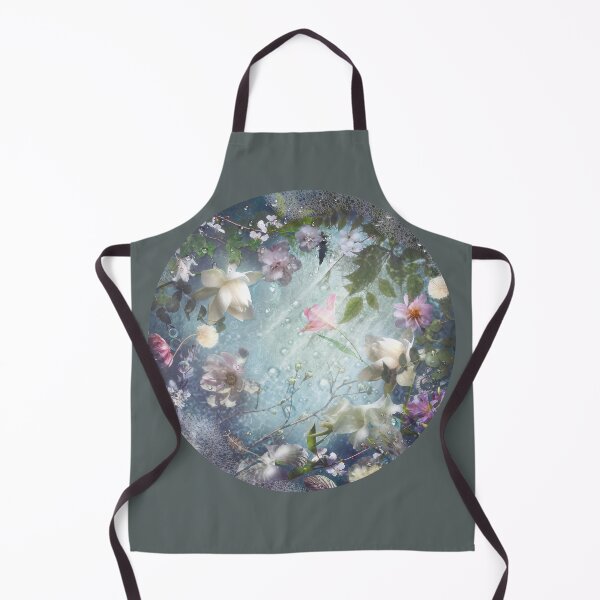 Item preview, Flowers and Waters in Pale Pink and White designed and sold by Eva Nev.
