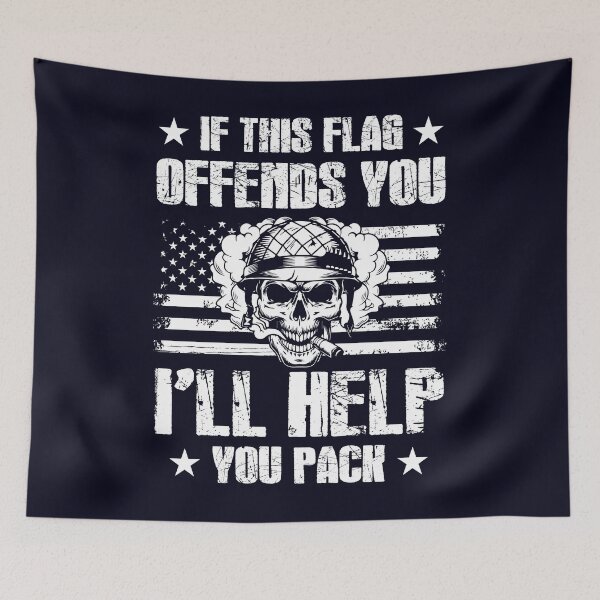 Item preview, If this Flag Offens you Veteran will help you pack designed and sold by mmos.