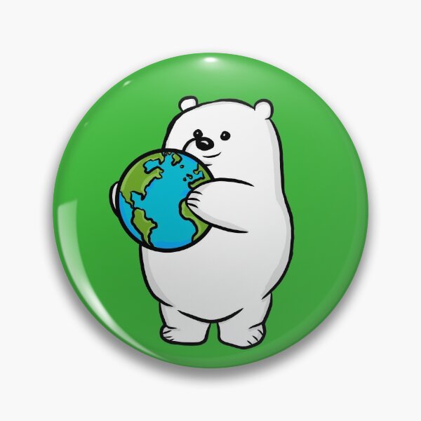Item preview, Earth Day Ice Bear designed and sold by RoserinArt.