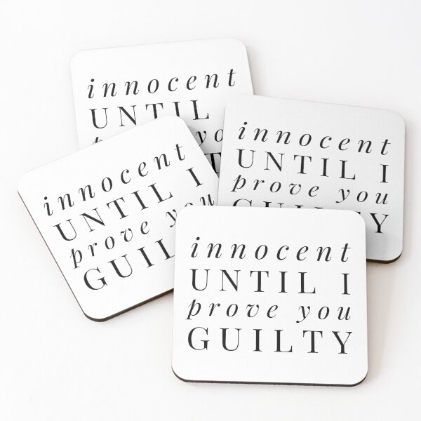Item preview, Innocent Until - Gifts For Attorneys designed and sold by GasparArts.