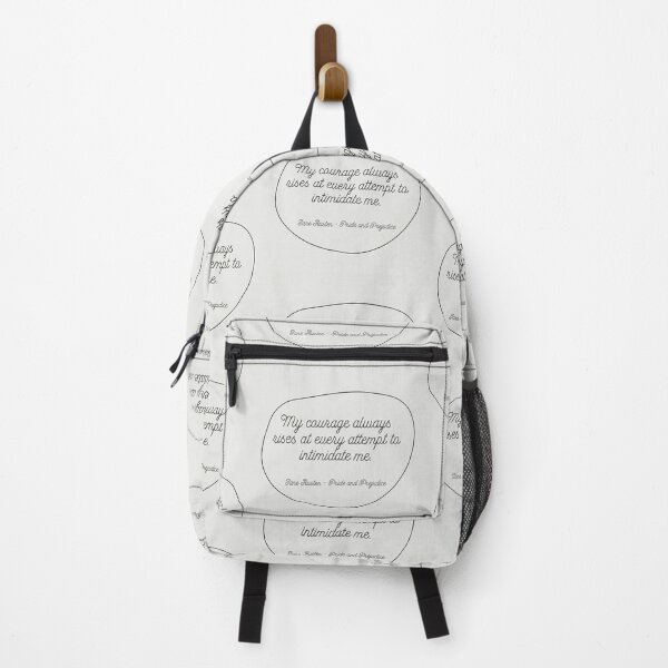 Item preview, My Courage Rises at Every Attempt to Intimidate Me - Pride and Prejudice Quote, Jane Austen designed and sold by heyitsclara.