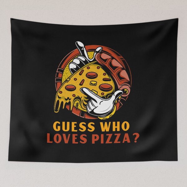 Item preview, Guess Who loves Pizza? This guy loves pizza! designed and sold by AndApArt.