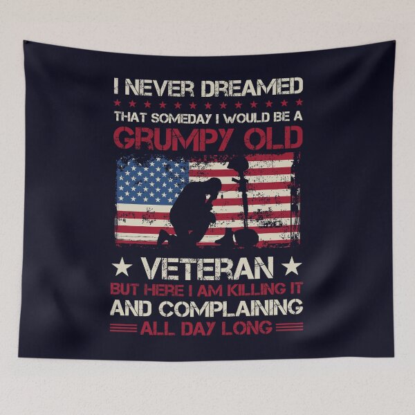 Item preview, Someday I would be a Grumpy old Veteran designed and sold by mmos.