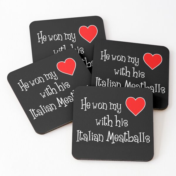Item preview, Won My Heart With His Italian Meatballs designed and sold by jaycartoonist.
